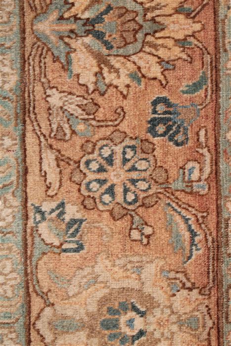 Tabriz Beige Hand Knotted 94 X 124 Area Rug 400-16773 Image 16