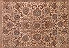Tabriz Beige Hand Knotted 94 X 124  Area Rug 400-16773 Thumb 21