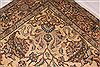 Tabriz Beige Hand Knotted 94 X 124  Area Rug 400-16773 Thumb 9