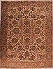 Tabriz Beige Hand Knotted 94 X 124  Area Rug 400-16773 Thumb 0