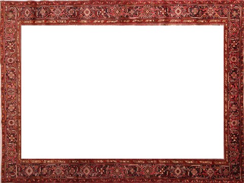 Heriz Red Hand Knotted 97 X 117 Area Rug 400-16774 Image 27