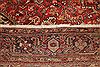 Heriz Red Hand Knotted 97 X 117  Area Rug 400-16774 Thumb 20
