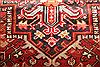Heriz Red Hand Knotted 97 X 117  Area Rug 400-16774 Thumb 22