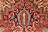 Heriz Red Hand Knotted 97 X 117  Area Rug 400-16774 Thumb 7