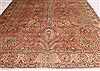 Tabriz Purple Hand Knotted 88 X 110  Area Rug 400-16775 Thumb 1