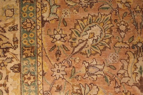 Tabriz Purple Hand Knotted 97 X 1210 Area Rug 400-16777 Image 14