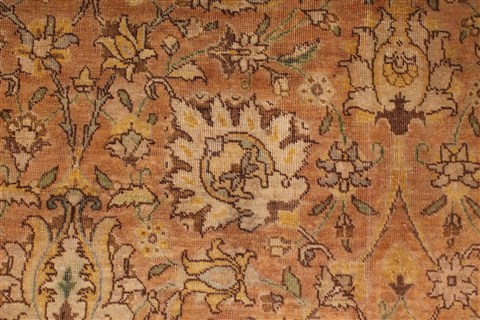 Tabriz Purple Hand Knotted 97 X 1210 Area Rug 400-16777 Image 15