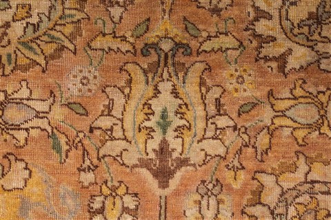 Tabriz Purple Hand Knotted 97 X 1210 Area Rug 400-16777 Image 16