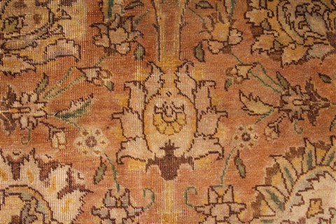 Tabriz Purple Hand Knotted 97 X 1210 Area Rug 400-16777 Image 17