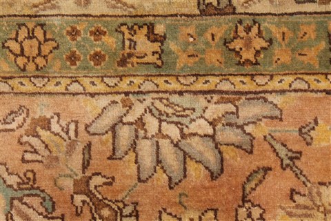 Tabriz Purple Hand Knotted 97 X 1210 Area Rug 400-16777 Image 19