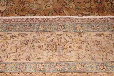 Tabriz Purple Hand Knotted 97 X 1210 Area Rug 400-16777 Image 21