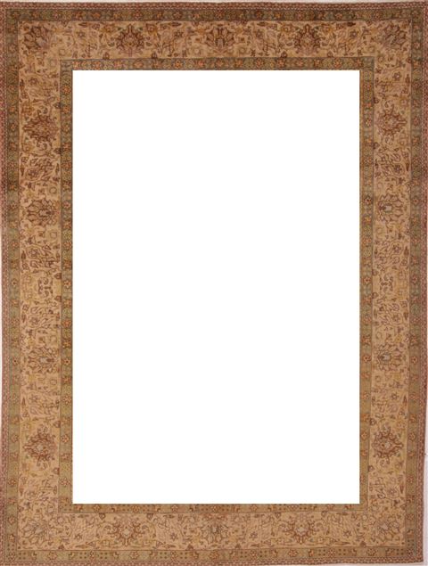 Tabriz Purple Hand Knotted 97 X 1210 Area Rug 400-16777 Image 4
