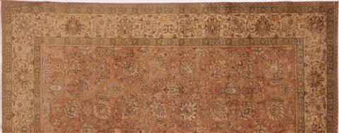 Tabriz Purple Hand Knotted 97 X 1210 Area Rug 400-16777 Image 25