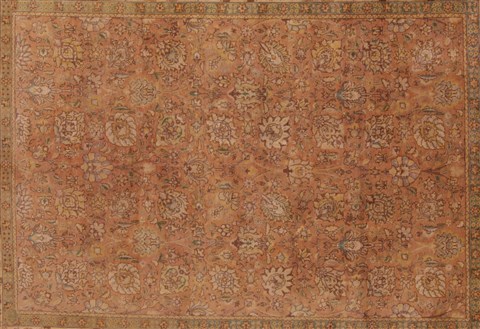 Tabriz Purple Hand Knotted 97 X 1210 Area Rug 400-16777 Image 5