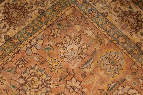 Tabriz Purple Hand Knotted 97 X 1210 Area Rug 400-16777 Image 9