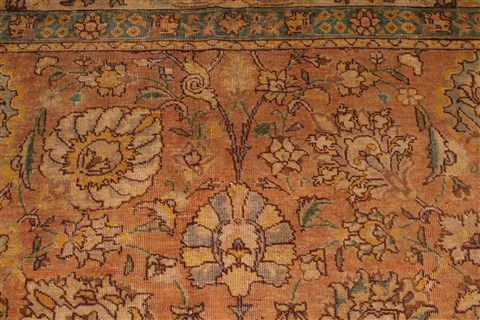 Tabriz Purple Hand Knotted 97 X 1210 Area Rug 400-16777 Image 11