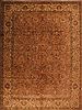 Tabriz Purple Hand Knotted 97 X 1210 Area Rug 400-16777 Thumb 0