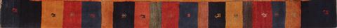 Gabbeh Yellow Hand Knotted 68 X 97 Area Rug 400-16778 Image 7