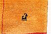 Gabbeh Yellow Hand Knotted 68 X 97 Area Rug 400-16778 Thumb 15