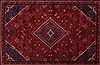 Joshaghan Red Hand Knotted 99 X 117  Area Rug 400-16779 Thumb 2
