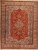 Tabriz Red Hand Knotted 811 X 1111  Area Rug 400-16783 Thumb 0
