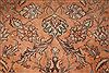 Tabriz Orange Hand Knotted 91 X 120  Area Rug 400-16784 Thumb 18