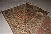 Tabriz Orange Hand Knotted 91 X 120 Area Rug 400-16784 Thumb 10