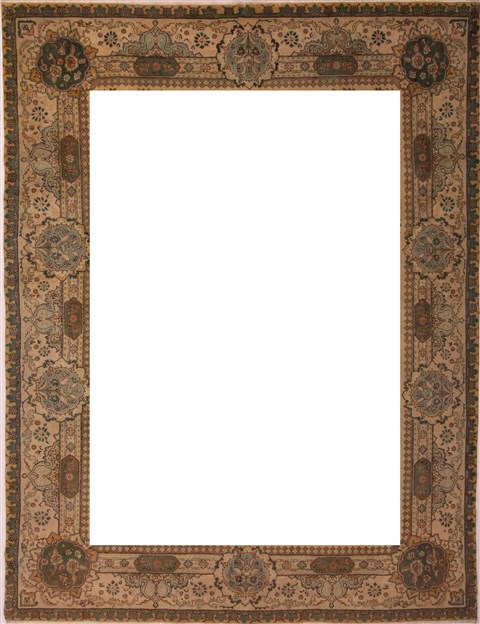 Tabriz Purple Hand Knotted 101 X 132 Area Rug 400-16786 Image 23