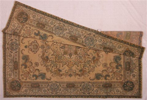 Tabriz Purple Hand Knotted 101 X 132 Area Rug 400-16786 Image 7