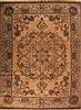 Tabriz Purple Hand Knotted 101 X 132 Area Rug 400-16786 Thumb 0
