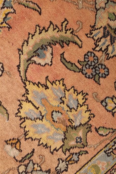 Tabriz Purple Hand Knotted 94 X 131 Area Rug 400-16787 Image 11
