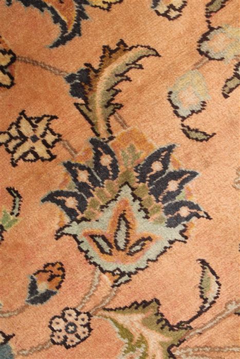 Tabriz Purple Hand Knotted 94 X 131 Area Rug 400-16787 Image 12