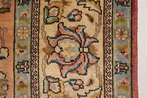 Tabriz Purple Hand Knotted 94 X 131 Area Rug 400-16787 Image 13