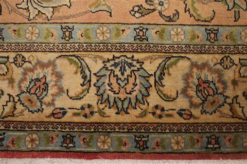 Tabriz Purple Hand Knotted 94 X 131 Area Rug 400-16787 Image 4
