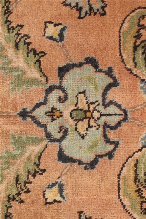 Tabriz Purple Hand Knotted 94 X 131 Area Rug 400-16787 Image 9