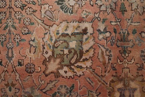 Tabriz Purple Hand Knotted 98 X 1511 Area Rug 400-16788 Image 10