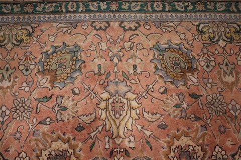 Tabriz Purple Hand Knotted 98 X 1511 Area Rug 400-16788 Image 12