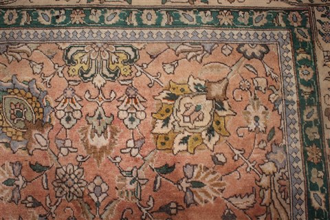 Tabriz Purple Hand Knotted 98 X 1511 Area Rug 400-16788 Image 13