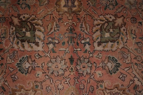 Tabriz Purple Hand Knotted 98 X 1511 Area Rug 400-16788 Image 15
