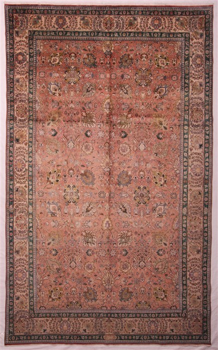 Tabriz Purple Hand Knotted 98 X 1511 Area Rug 400-16788 Image 20