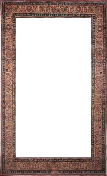 Tabriz Purple Hand Knotted 98 X 1511 Area Rug 400-16788 Image 21