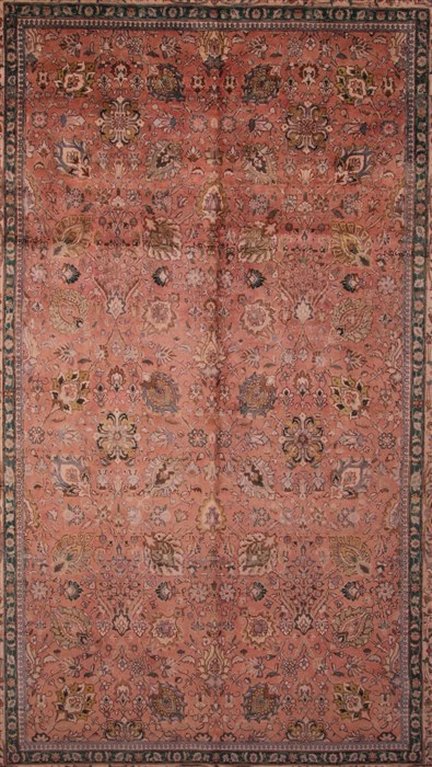 Tabriz Purple Hand Knotted 98 X 1511 Area Rug 400-16788 Image 22
