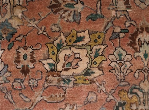 Tabriz Purple Hand Knotted 98 X 1511 Area Rug 400-16788 Image 6