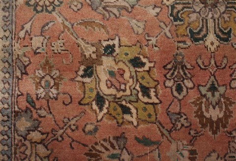 Tabriz Purple Hand Knotted 98 X 1511 Area Rug 400-16788 Image 9