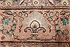 Tabriz Beige Hand Knotted 99 X 130 Area Rug 400-16789 Thumb 7