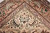 Tabriz Beige Hand Knotted 99 X 130  Area Rug 400-16789 Thumb 8