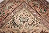 Tabriz Beige Hand Knotted 99 X 130 Area Rug 400-16789 Thumb 8