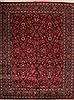 Mashad Red Hand Knotted 98 X 126  Area Rug 400-16790 Thumb 0