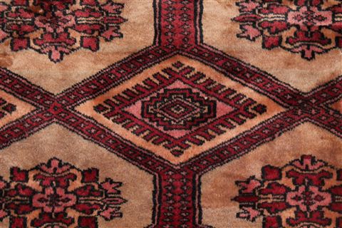 Bokhara Green Hand Knotted 91 X 113 Area Rug 400-16792 Image 6