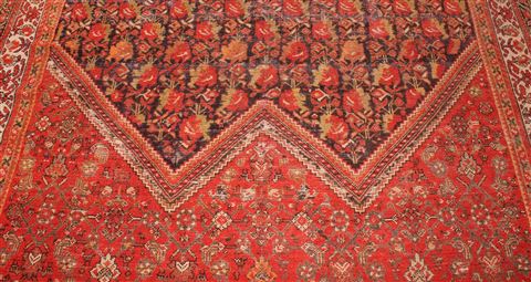 Malayer Red Hand Knotted 71 X 161 Area Rug 400-16794 Image 6
